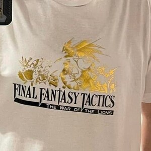 Final Fantasy Tactics - The War of the Lions Logo Shirt
