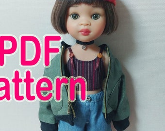 Paola Reina doll Leon Matilda costume  Dgital pattern.