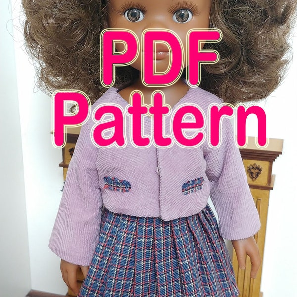 Paola Reina clothes  Jacket& Accordion skirt Digital  pattern