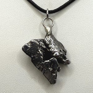Aletai Meteorite Pendant: Authentic Space Jewelry, Cosmic Jewelry, 13.01 grams