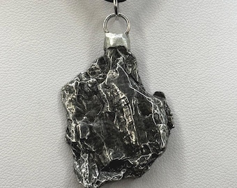 キャニオンディアブロ鉄隕石スターリングシルバーペンダント