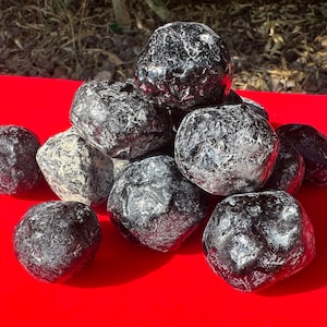 Rough Apache Tear Obsidian: Arizona Healing Stone, Protection