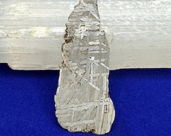 Aletai Etched and Polished Slice, Etched and Polished Meteorite, Astronomy Gift, Space, Iron Meteorite, Meteorite Collection, 16.14 Grams