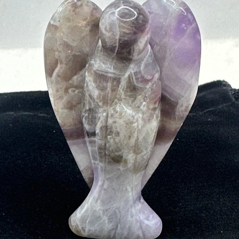 Angel Figurine Protection - Amethyst