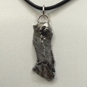 Aletai Meteorite Pendant: Authentic Space Jewelry, Cosmic Pendant, 8.66 grams