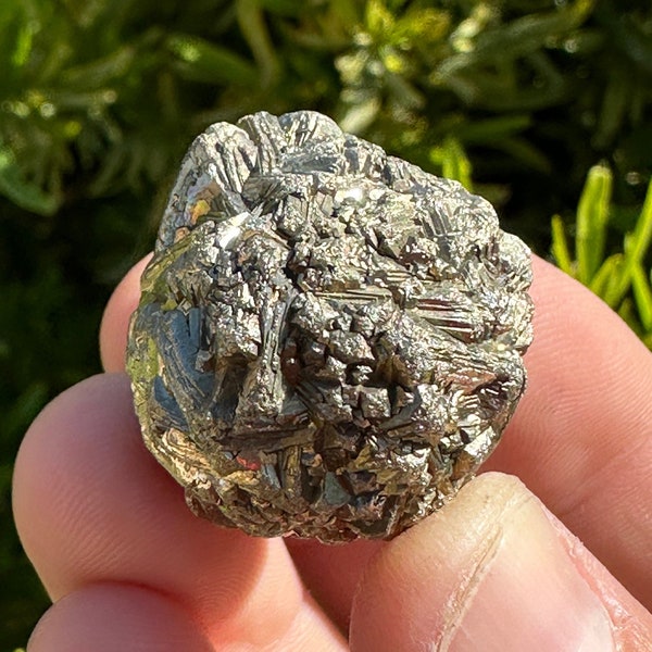 Golden Prophecy Stone, Rare and Unique, Marcasite Nodule, Crystal of Protection, Pyrite, Reiki, Rock Collection, Transformation, 39.61 grams