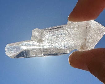 Lemurian Seed Quartz Crystal: Reiki Meditation Healing Stone, 20.45 grams