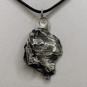 Aletai Meteorite Pendant: Cosmic Jewelry, Astronomy Gift, 12.73 grams