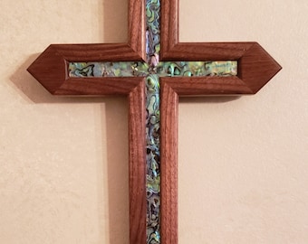 Wood Wall Cross, Walnut