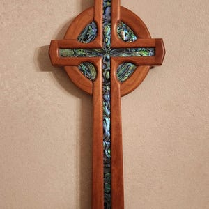 Celtic Wall Cross, Cherry