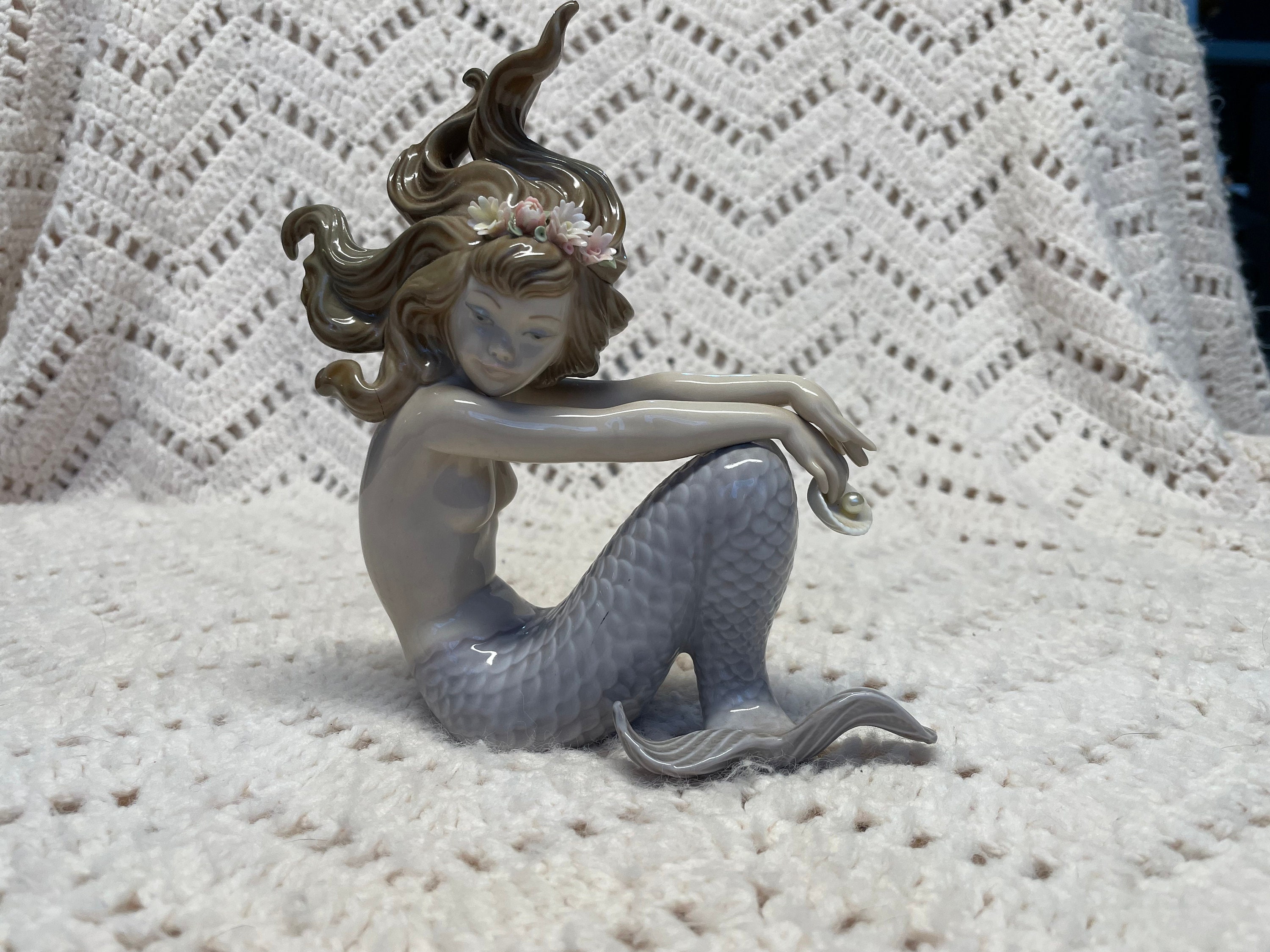 Lladro Mermaid - Etsy Lladro Mermaid - Etsy