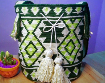 Häkeln Sie Wayuu Allyson Rucksack-Taschenmuster