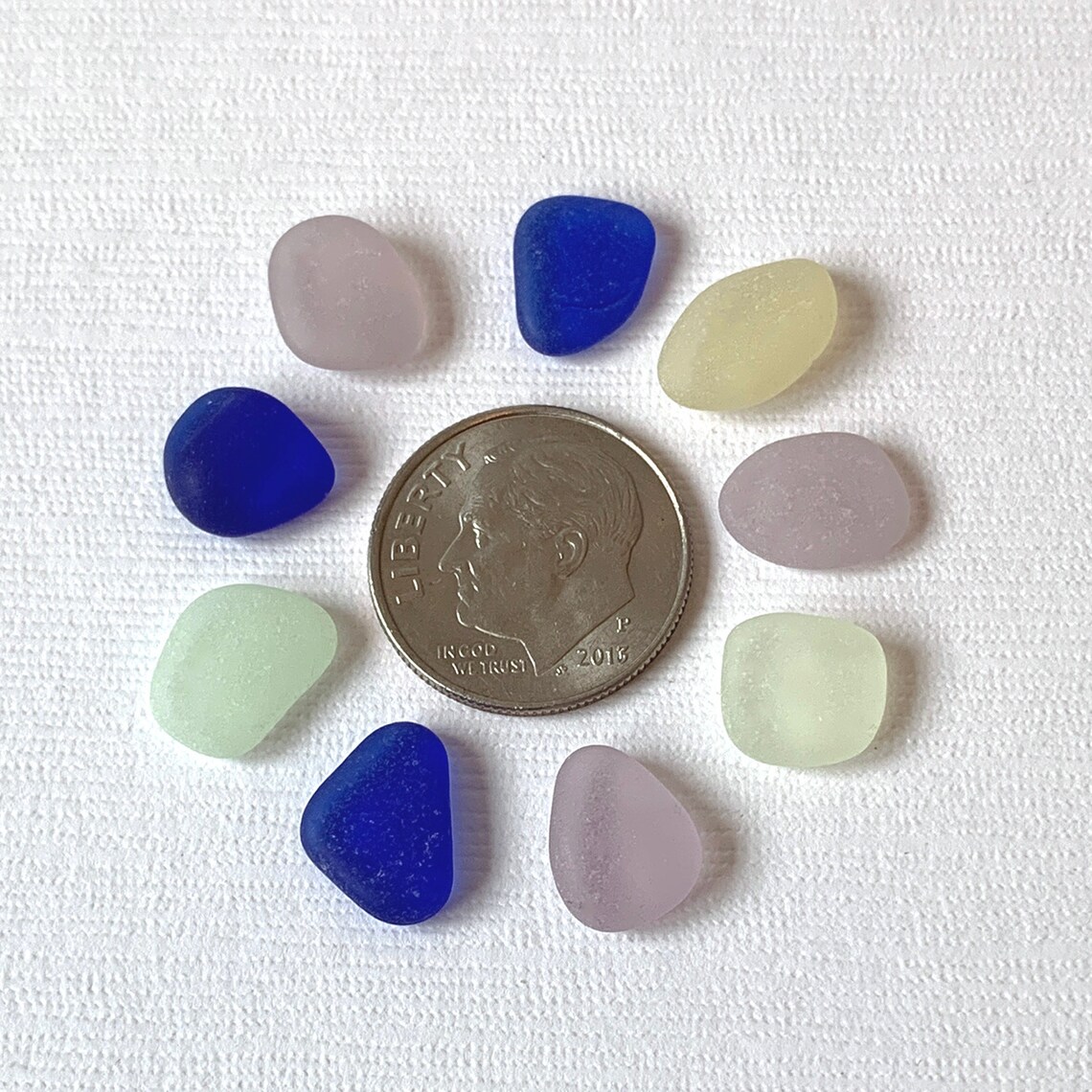 9 Beautiful Small Sea Glass Beach Glass Gems Primo Rare Etsy