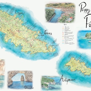 Poppy's Kaart van Paxos 2021 editie