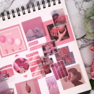 Washi Stickers | pink Sky nature fantasy Scenes whimsical dreamy cloud Earth Sky, Universe Washi sticker themed Washi Stickers X04 TZB-L2