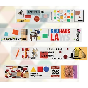 PETTape | fashion design bauhaus vision random abstract themed PET tape M04 WT-12