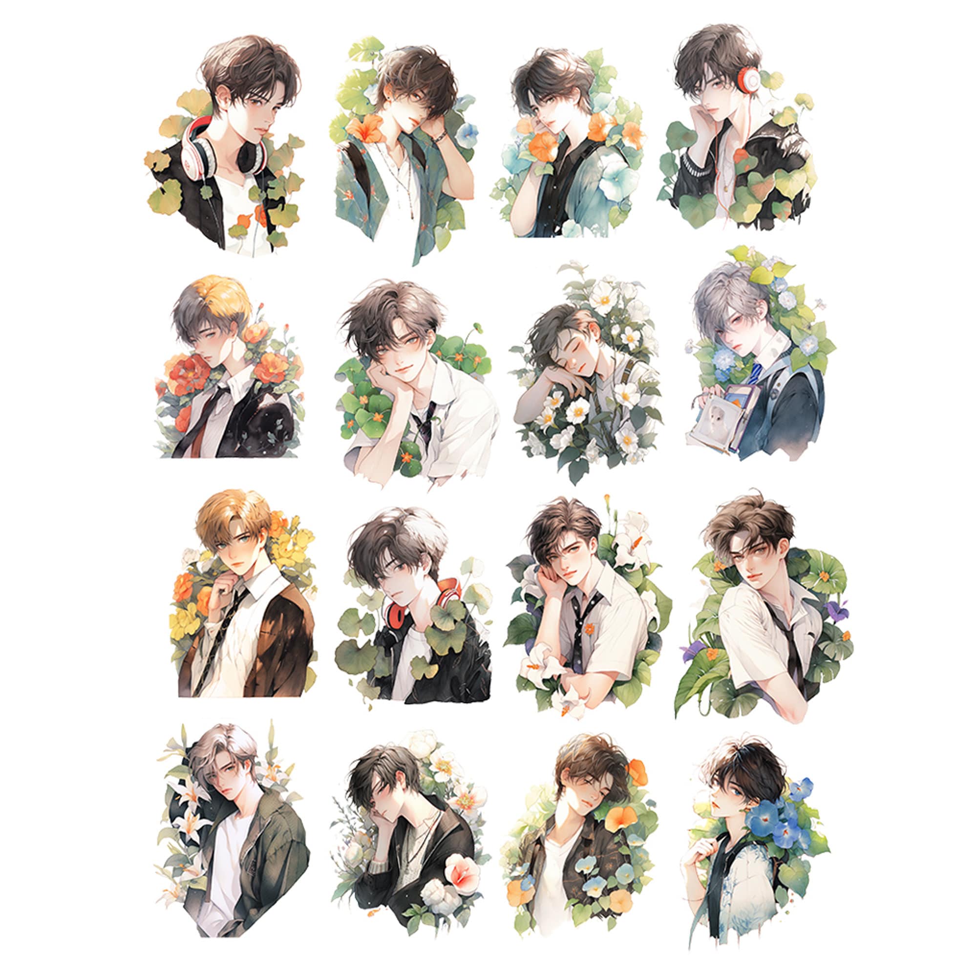 Clean Boy Sticker Cool Boy Sticker, Handsome Boy Stickers Pack~die-cut Sticker Junk ...