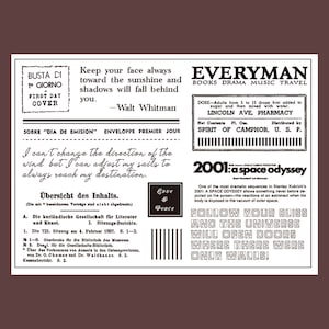 clear Stamp Set / Clear Stamps / quotes vintage receipt tn themed  transparent stamps s19 SALE08