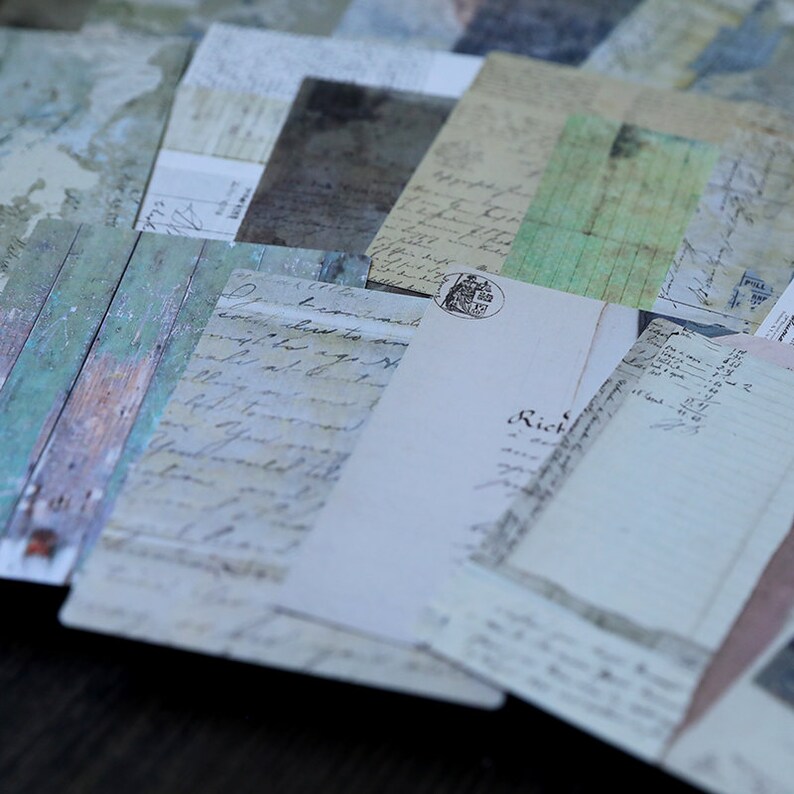 30pcs/pack Double-sided Vintage Paper Pack, Vintage Paper Stack ...