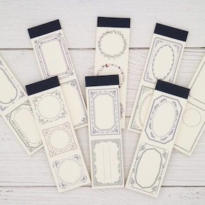 notepaper ephemera paper | 50pcs/pack thin paper pack label tag junk journal paper frame paper collage paper
