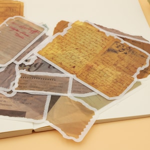 60 Stück/Pack Washi Stickers Pack / vintage Note Washi Stickers M02 TZB-L2