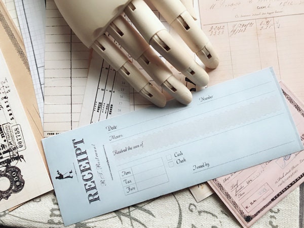 27pcs/pack Vintage Paper Receipt Collection Journal Kit Pack, Journal ...
