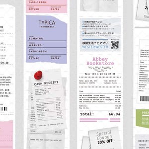 May include: A receipt from The Church Coffee for a Choco Drop Coffee, with a total of $14.20. The receipt includes instructions on how to use a hanging drip coffee filter. The receipt also includes a barcode and the text "Thank You".