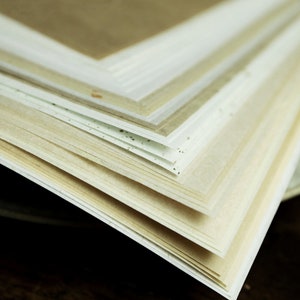 36pcs ephemera thin paper set ｜special skin paper, yellow, vintage, thin paper, stationery  scrapbooking paper T03