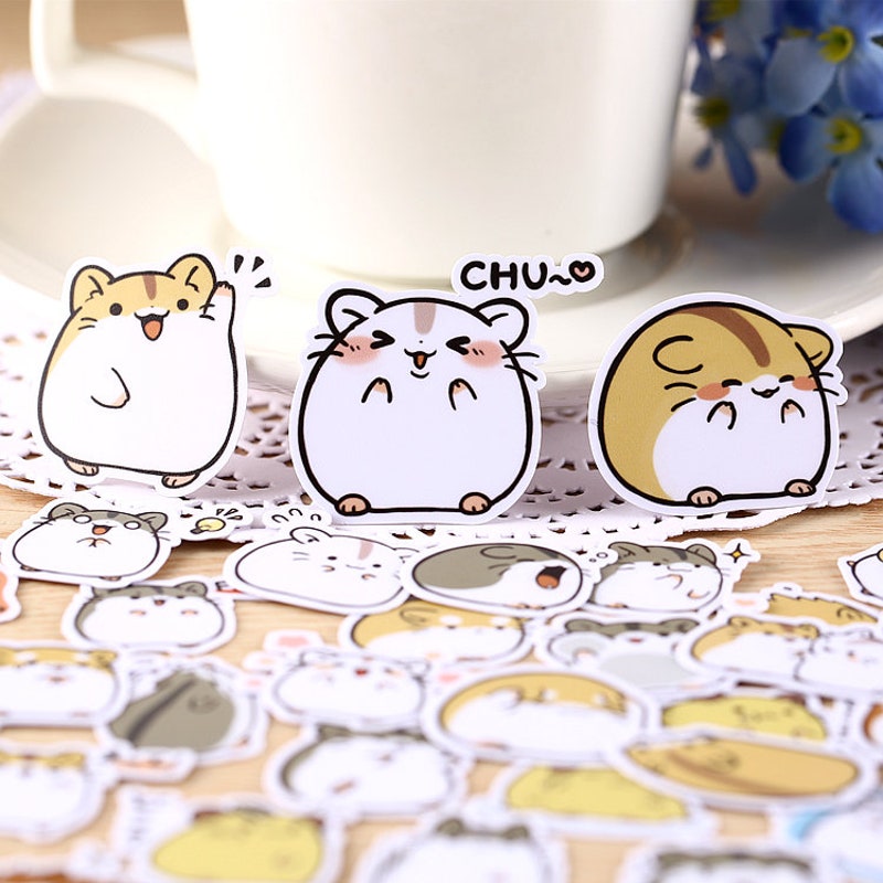 Hamster Stickers - Etsy