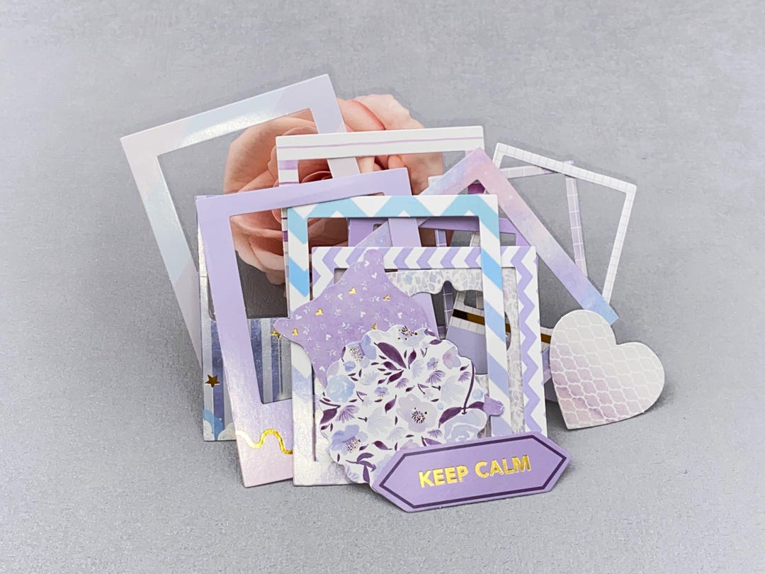 Cute Frame Stickers | 15pcs/pack Frame Windows Sticker Junk Journal Kit ...