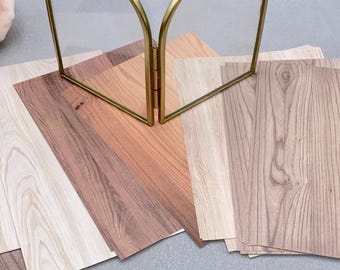 30 sheets/ wood-grain texture printed paper |  white oak and pine darker hues mixed paper pack  wood paper set new-2