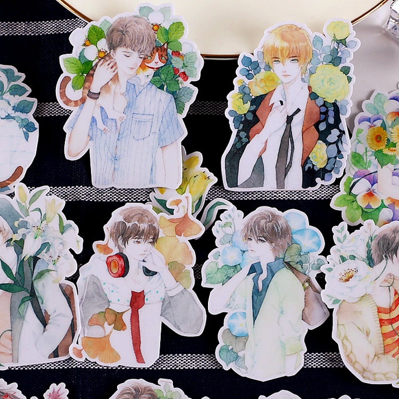 Fashion Street Boy Sticker Comic Boy Stickers Packdie-cut - Etsy