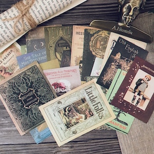 stickers | vintage book cover sticker vintage background paper stickers, Decorative Stickers, junk journal, Y06  Y06-L