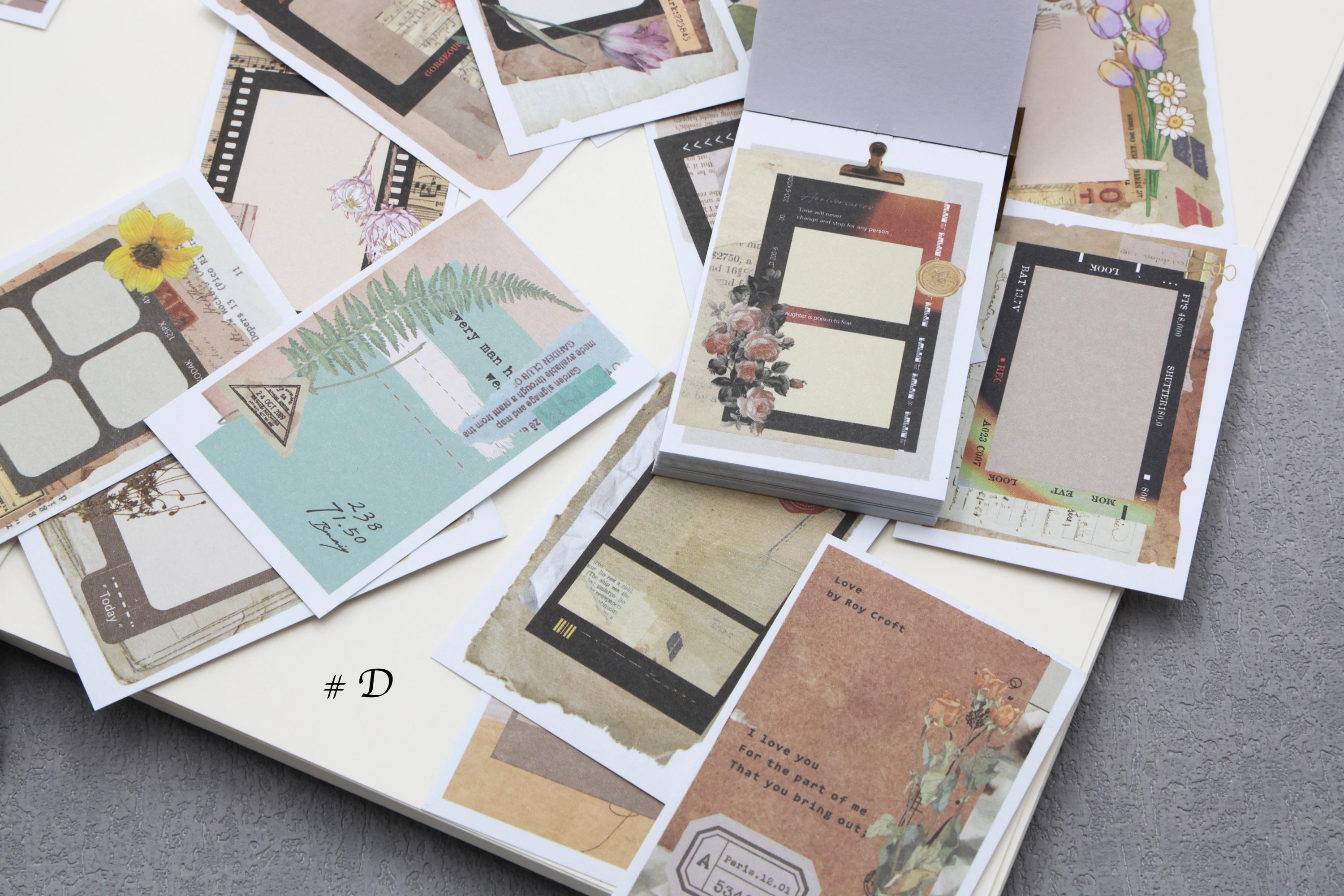 Sticker Boolets Mini White Matte Sticker Booklet | Assorted Pattern Butterfly Frame ...