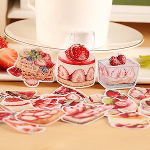 adesivi per dolci dessert cibo caramelle dolci a tema torta torta Adesivi decorativi, adesivi fustellati ml05