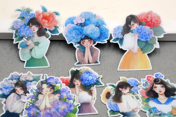 E-girls トレカ FLOWER happiness DREAM E-girls トレカ FLOWER happiness DREAM Floral Girl Stickers