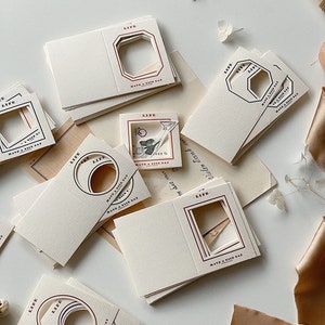 Minipapier | collageset kortstondig wit lijstkaart papieren kaart gewoon kaart bedrukt papier gestanst papier S3 lg04