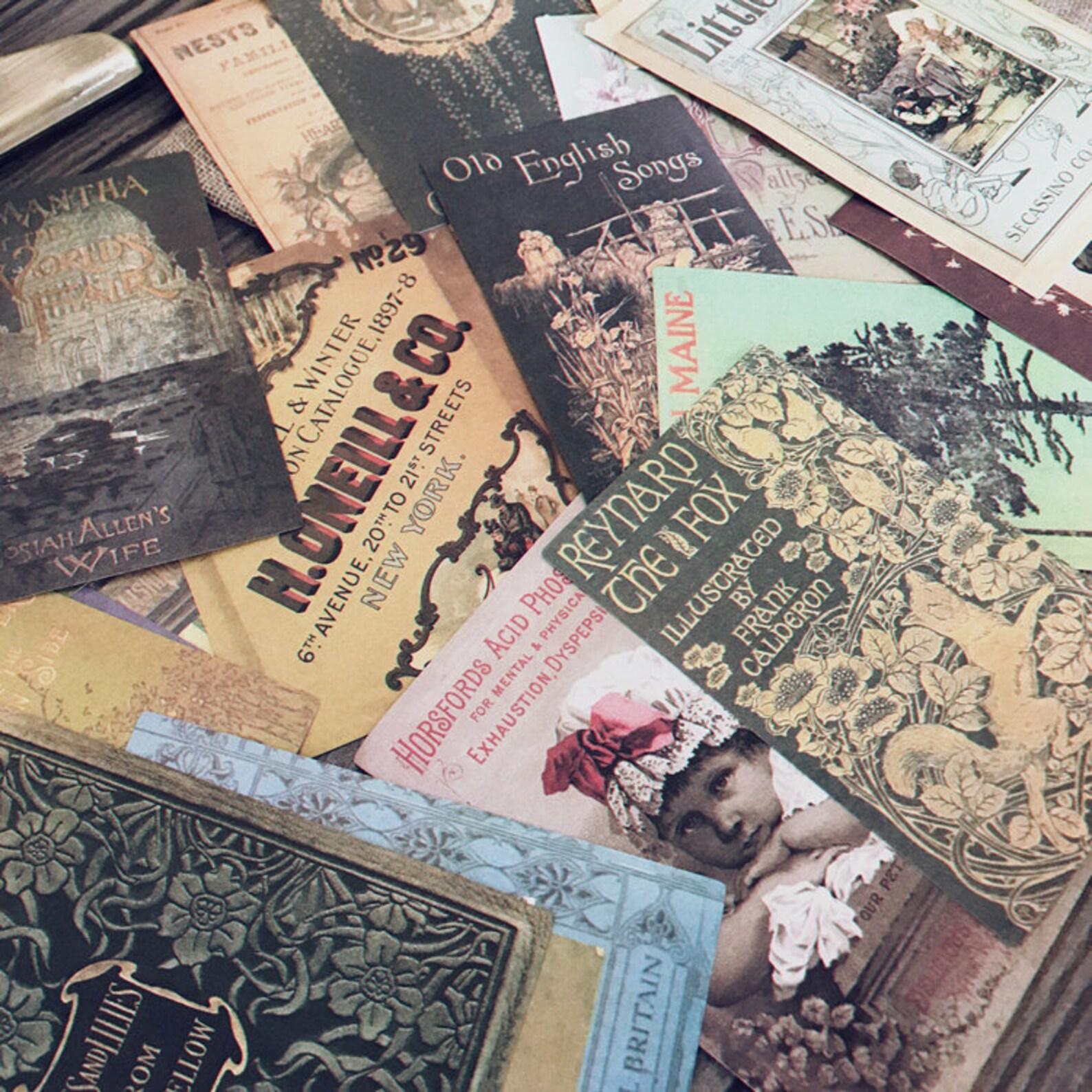 Stickers | Vintage Book Cover Sticker Vintage Background Paper Stickers ...