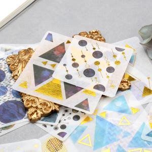 60pcs/pack washi Stickers Pack / mixed pattern starry night  universal galaxy themed Washi Stickers M02 TZB-L1