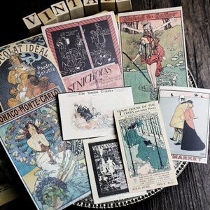 41 pcs pack C/Vintage junk journal kit pack, card, journal  ,vintage ephemera T03 C SU-L1