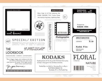 transparentes Stempel Set S35 / Filmstreifen Filmstreifen Filmstreifen Filmstreifen Filmstreifen N51