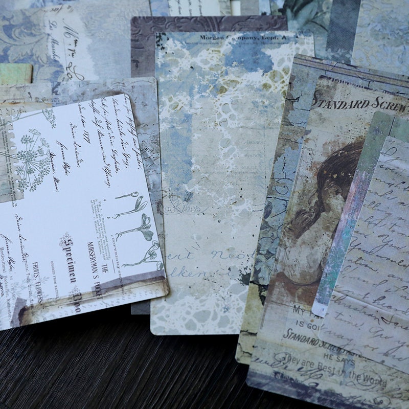 30pcs/pack Double-sided Vintage Paper Pack, Vintage Paper Stack ...