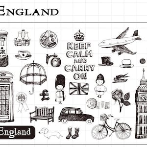 Travel Stamp Set Journal Stamps Hero Arts Rubber Stamps International Tour  Deluxe 