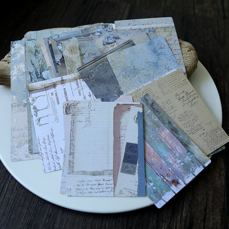 30pcs/pack Double-sided Vintage Paper Pack, Vintage Paper Stack ...