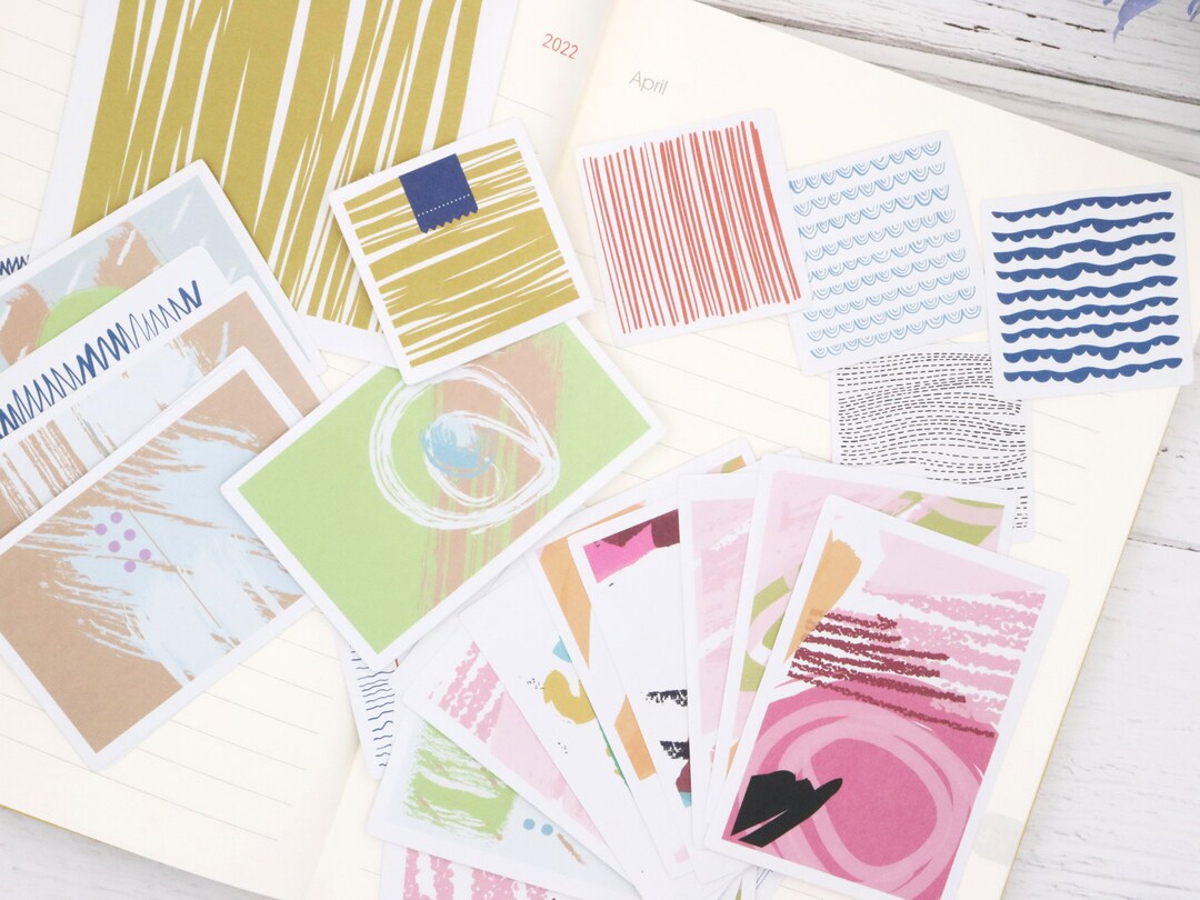 Simple Stickers | Geometric Pattern Strips Stickers Pack Cute Pattern ...