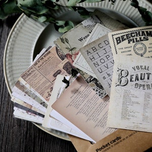 24pcs/pack double-sided Vintage paper pack,vintage paper stack,journal scrapbook paper,vintage junk journal,vintage ephemera t03
