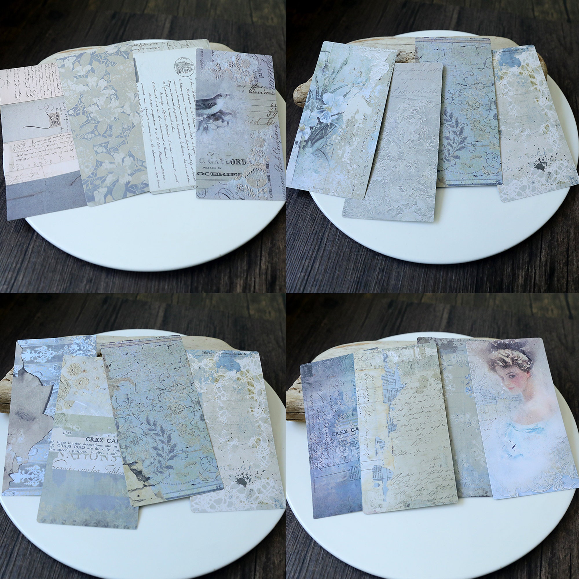 30pcs/pack Double-sided Vintage Paper Pack, Vintage Paper