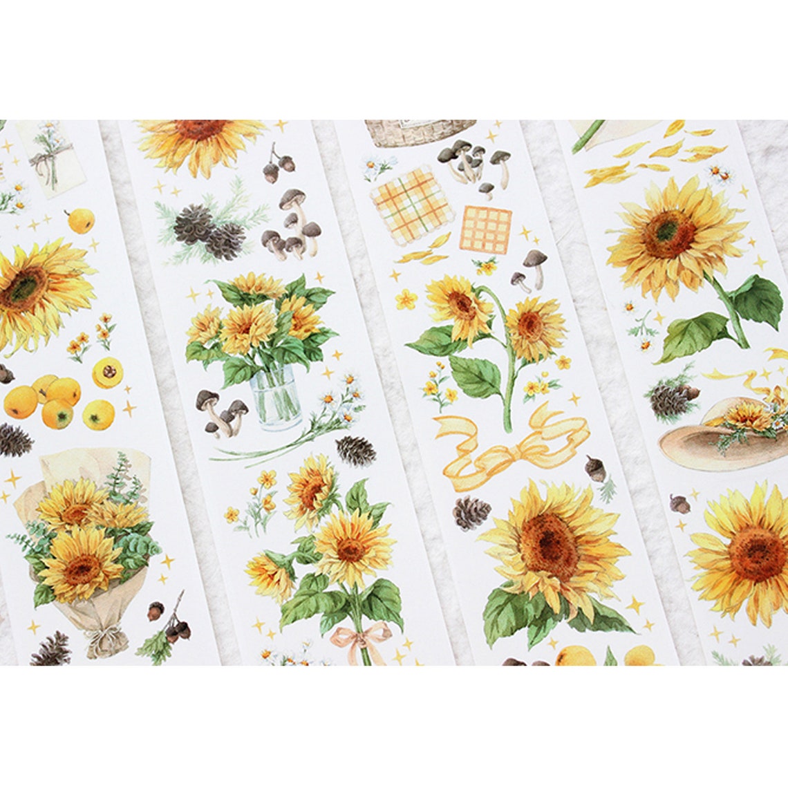 Sunflower Washi Tape flower sunflower pattern Washi Tape M04 Etsy