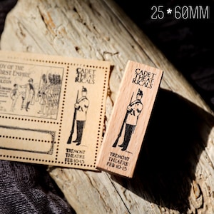 vintage soldier stamps Guards soldier stamps Wooden Stamps vintage Stamp for Junk Journaling t03