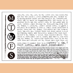 klares Stempel Set/ Clear Stamps/Absatz Lektüre Buchfragment Absatz Durchlauf unter dem Motto Transparentstempel S05 verkauf08